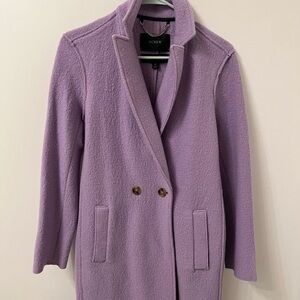J Crew Daphne topcoat in Italian boiled wool size 0
